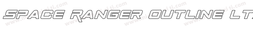 Space Ranger Outline ltalic字体转换